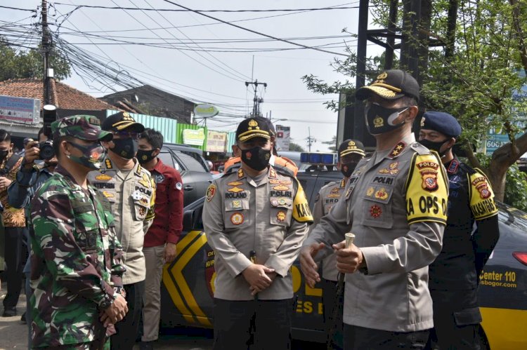 Kapolda Jabar tinjau Pelaksanaan Operasi Yustisi di Polres Bogor