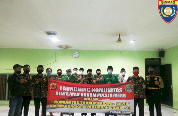 Launching Komunitas Tohaga Lodaya Dan Sosialisasi 3M Polsek Regol Polrestabes Bandung