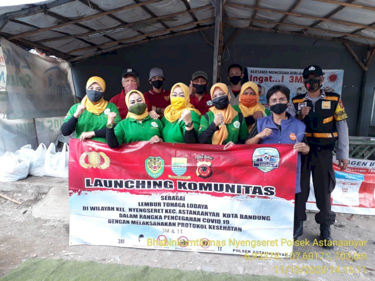 Launching Komunitas Tohaga Lodaya Cegah penyebaran covid19
