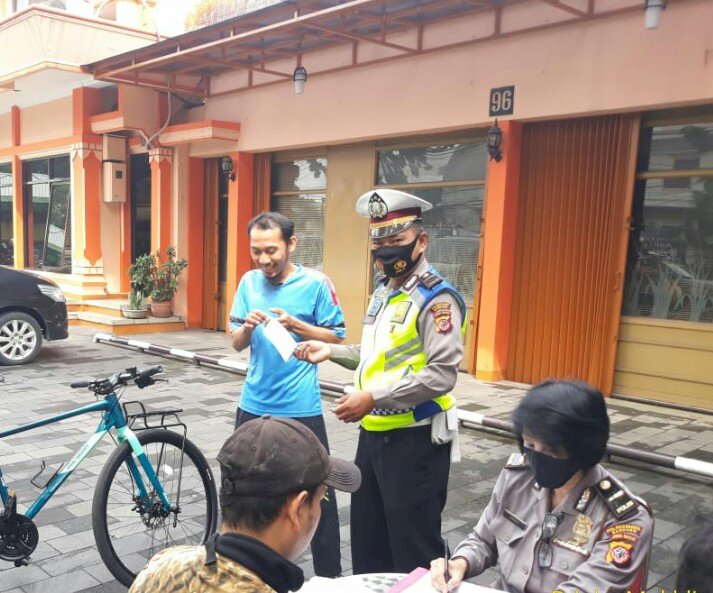 Polsek Regol Polrestabes Bandung  Laksanakan Ops Yustisi