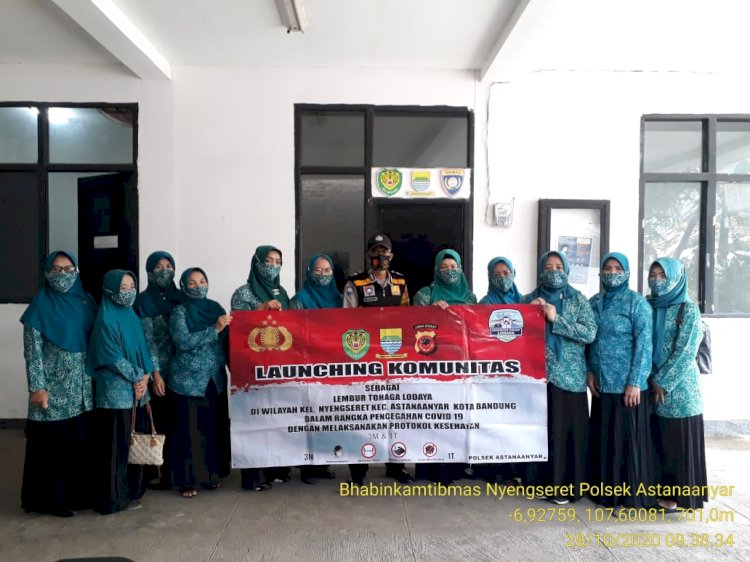 Launching Komunitas Tohaga Lodaya diwilayah Hukum Polsek Astana Anyar Polrestabes Bandung
