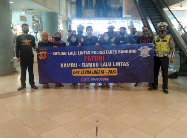 Polsek Regol Polrestabes Bandung laksanakan giat Binluh Ops.Zebra