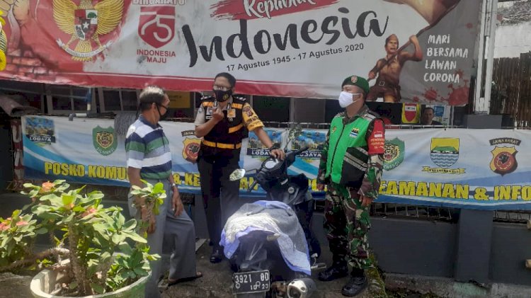 Polsek Regol  Polrestabes Bandung Kontrol & Pengecekan Lembur Tohaga Lodaya dan Sosialisasi Adaptasi Kebiasaan Baru serta Himbauan 3 M & 1T