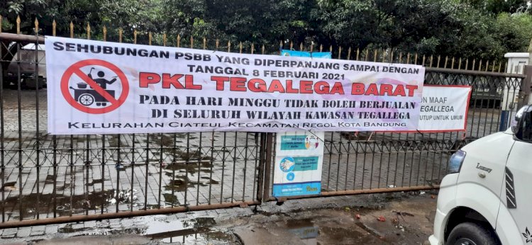 Polsek Regol Polrestabes Bandung  Woro woro Sosialisasi PPKM dan Himbauan Prokes 3M & 1T.