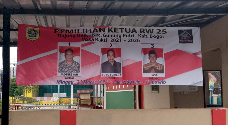 Tiga Kandidat Perebutkan Kursi RW Percontohan Se-Jawa Barat